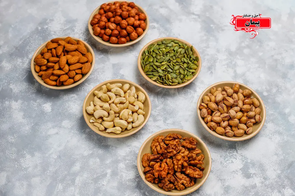 10 نشانه مهم هنگام خرید آجیل تازه در فروشگاه اینترنتی خشكبار پيمان | خواص خرید آجیل تازه چیست