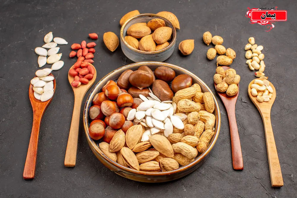 خرید آجیل درجه یک برای شب عید و مهمانی‌ها | نکات تشخیص تازگی و طعم واقعی در فروشگاه اینترنتی خشكبار پيمان 1404